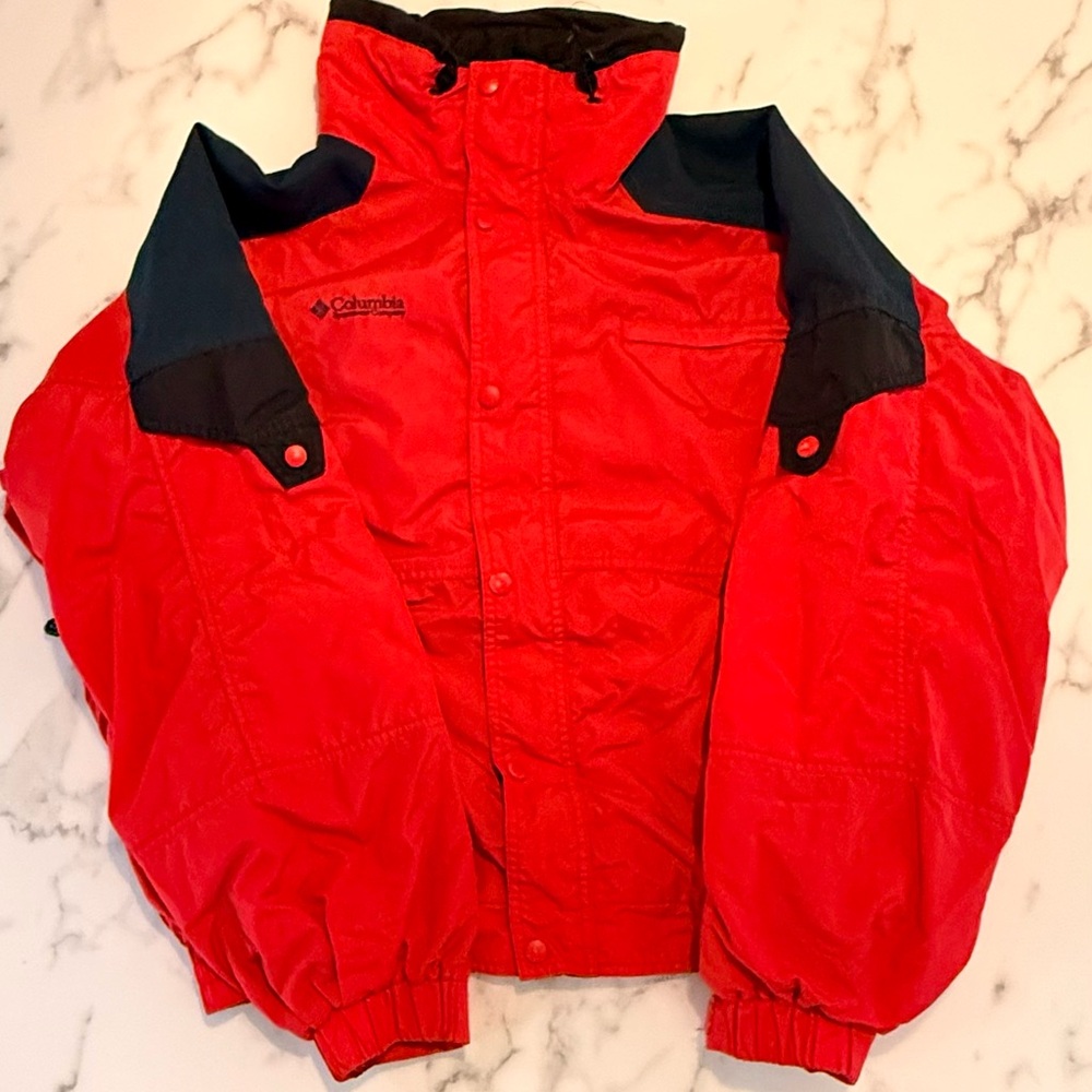 Columbia Men’’s Jacket - Red and Black